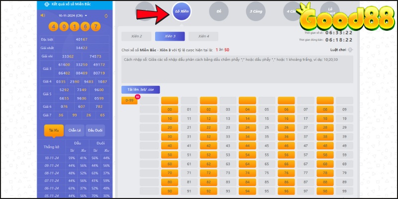 Lô xiên là một kiểu dự đoán Xổ Số Good88 khá hay